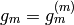 g_m=g_m^{(m)}