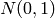 N(0,1)